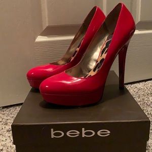 Bebe Red Stilettos